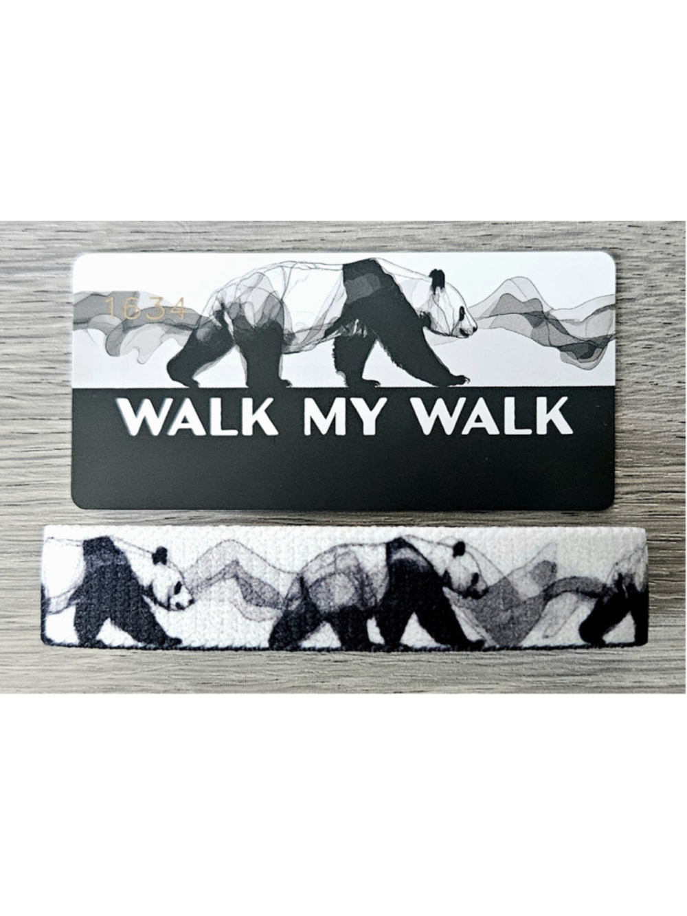 ZOX "WALK MY WALK" #1634 PANDAMONIUM INTERACTIVE UNREDEEMD COLLECTIBLE WRISTBAND